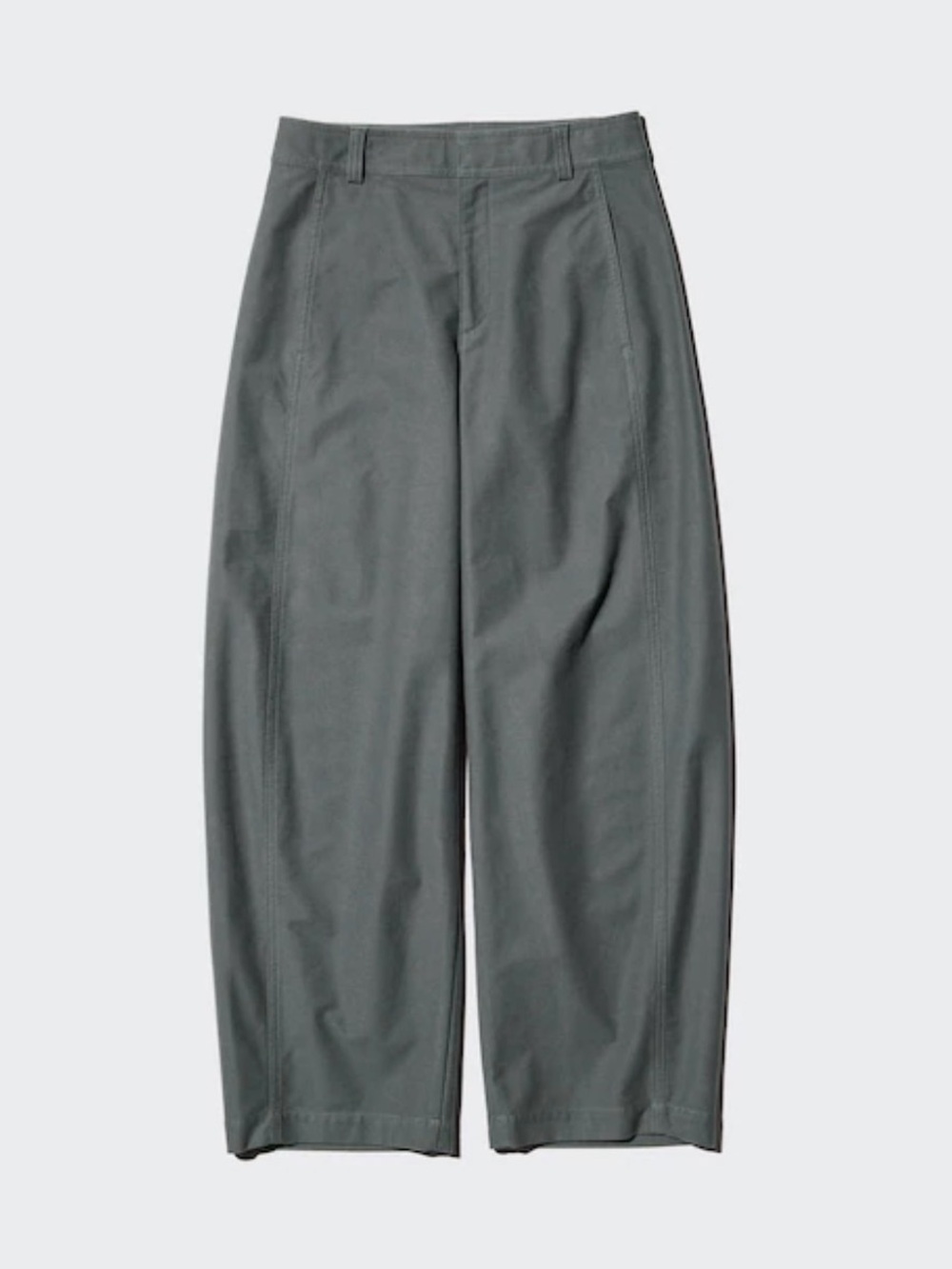 Uniqlo Jersey Barrel Pants in Chocolate Brown